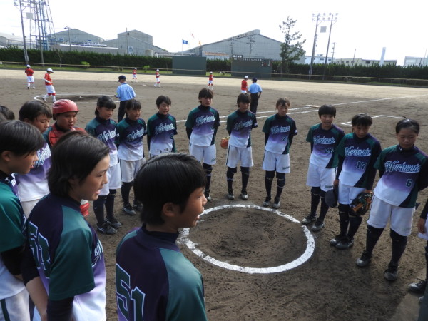 第32回石川県中学校新人大会　決勝の模様（西南部　対　森本）４